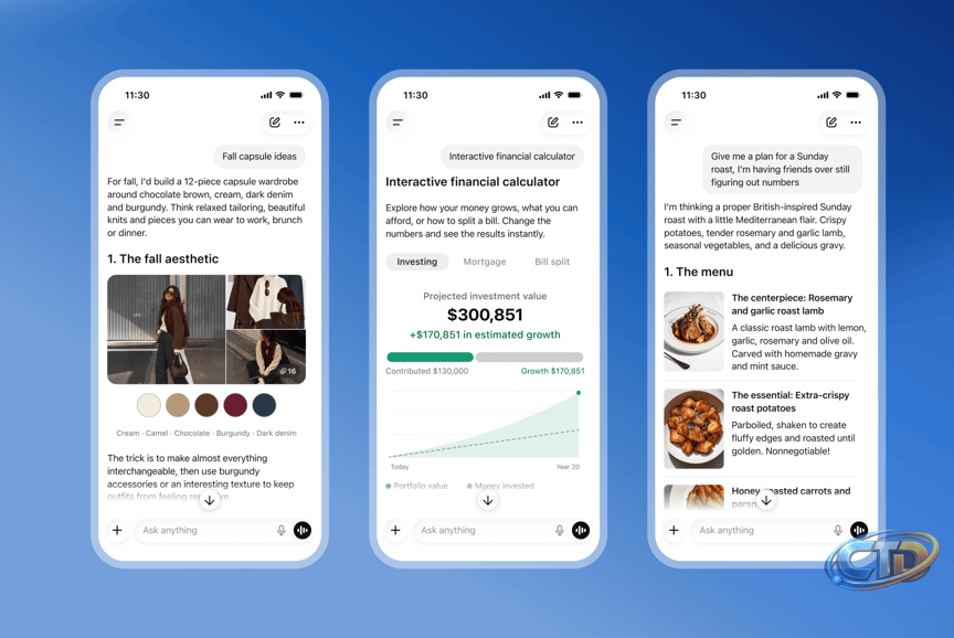 ChatGPT's 'Intelligent UI' update fills its responses with pictures,  charts, and buttons | The Verge