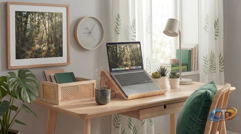 How to Enhance Your Home Office with Natural Materials