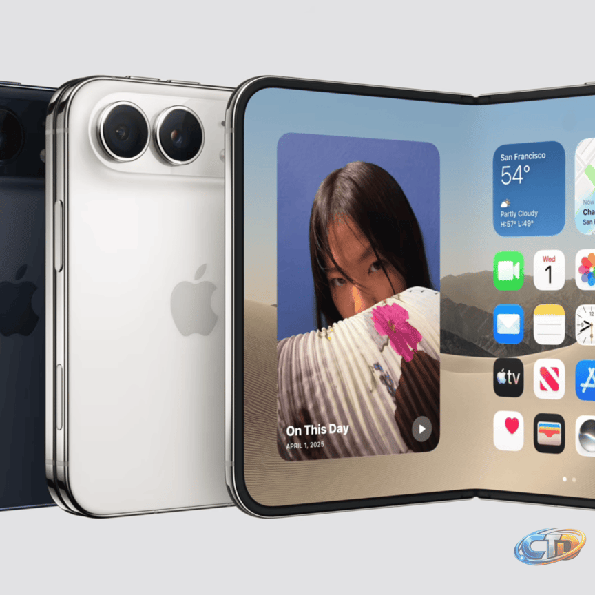 Apple's New iPhone Duo Folds Horizontally, Like a Passport - CNET
