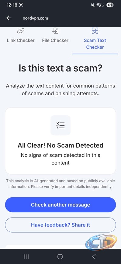 NordVPN Message Protection Expands Android Scam Detection