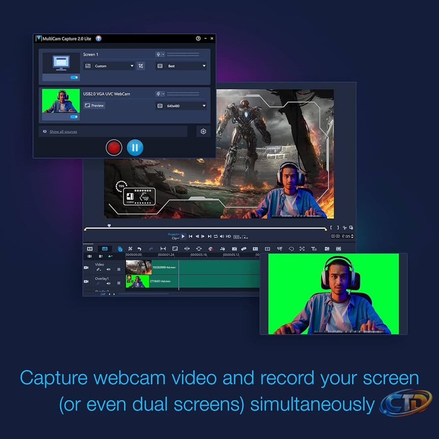 Amazon.com: Corel VideoStudio Ultimate 2023 | Video Editing Software with  Premium Effects Collection | Slideshow Maker, Screen Recorder, DVD Burner  [PC Download] : Everything Else