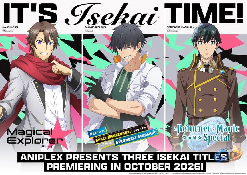 Crunchyroll on X: "It's isekai time ✨ Magical Explorer, Reborn as a Space  Mercenary: I Woke Up Piloting the Strongest Starship!, and A Returner's  Magic Should Be Special Season 2 are all