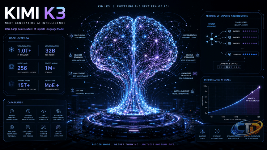World Third Strongest With Fable-Level Feel: Moonshot AI 2.8 Trillion  Parameter Kimi K3 Breaks Open-Source Records - Pandaily
