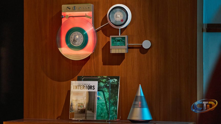 This wall-mounted turntable, CD-player and cassette system is ideal for retro  music lovers in tiny homes — you just need a spot for a Bluetooth speaker |  TechRadar