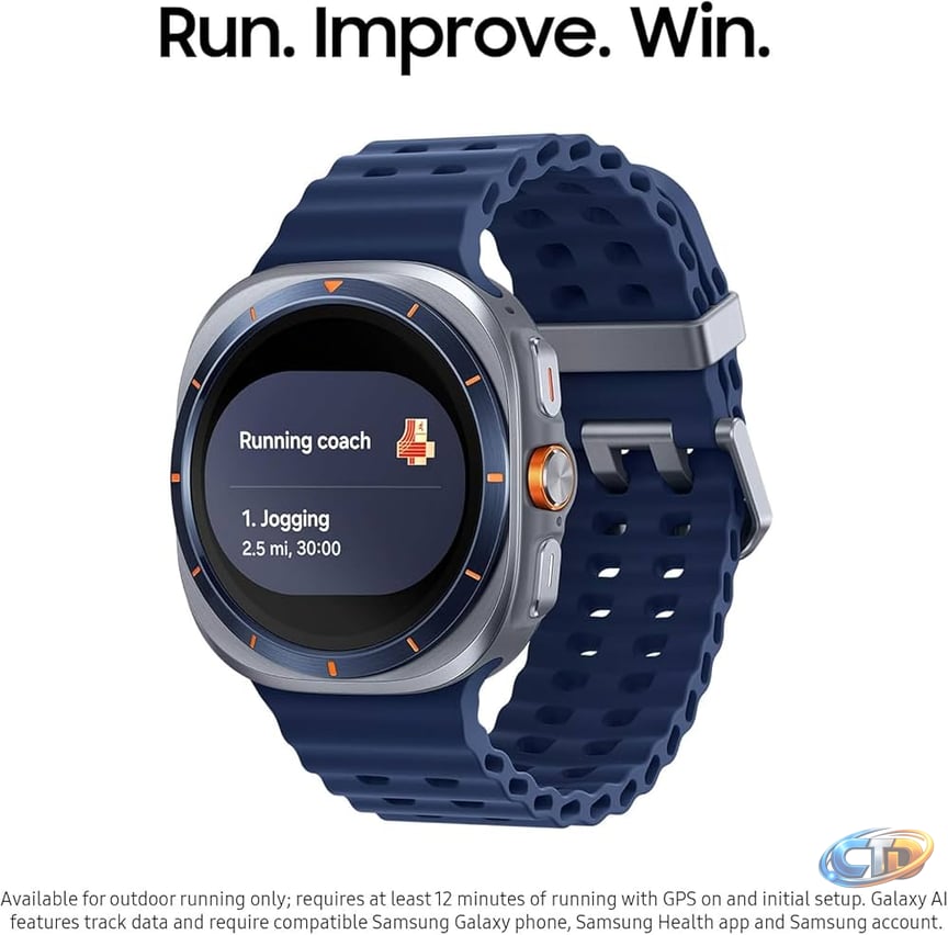 Samsung Galaxy Watch Ultra (47mm, LTE, Silver) with Upto 100h battery | 3nm  Processor | Dual GPS | Quick Button/Siren | Sapphire Glass & Titanium | ...