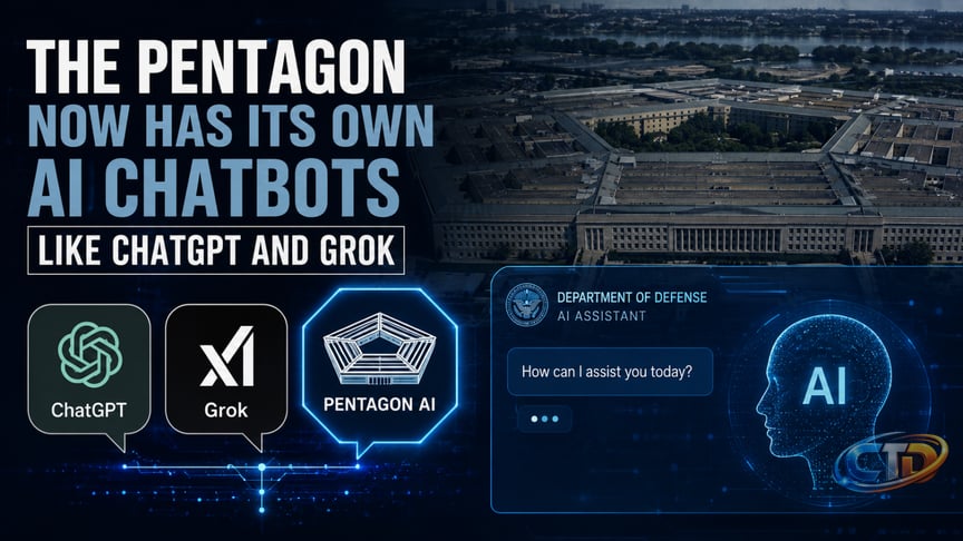 The Pentagon Now Has Its Own AI Chatbots Like ChatGPT & Grok