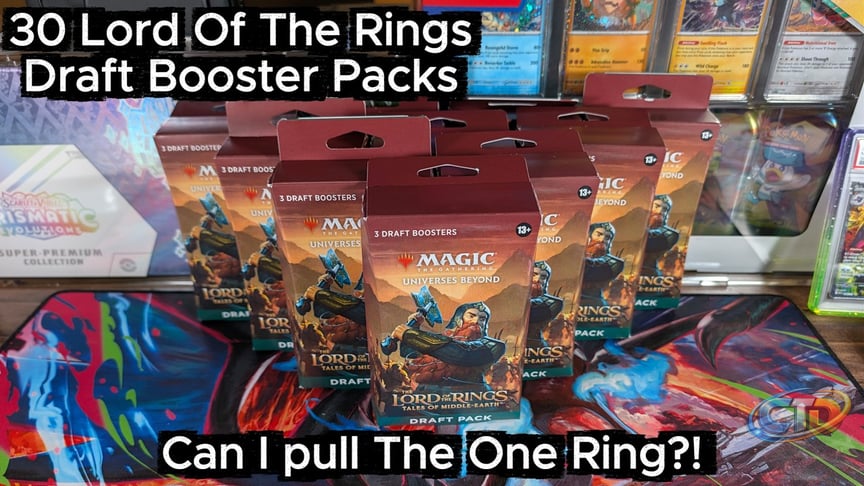 Opening 30 Magic Universes Beyond Lord of the Rings Draft Booster packs to  see what we can pull!