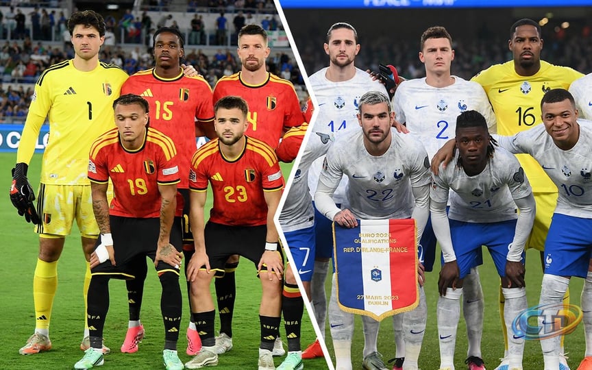 Four face-off for Milan tonight as Belgium play France in Nations League