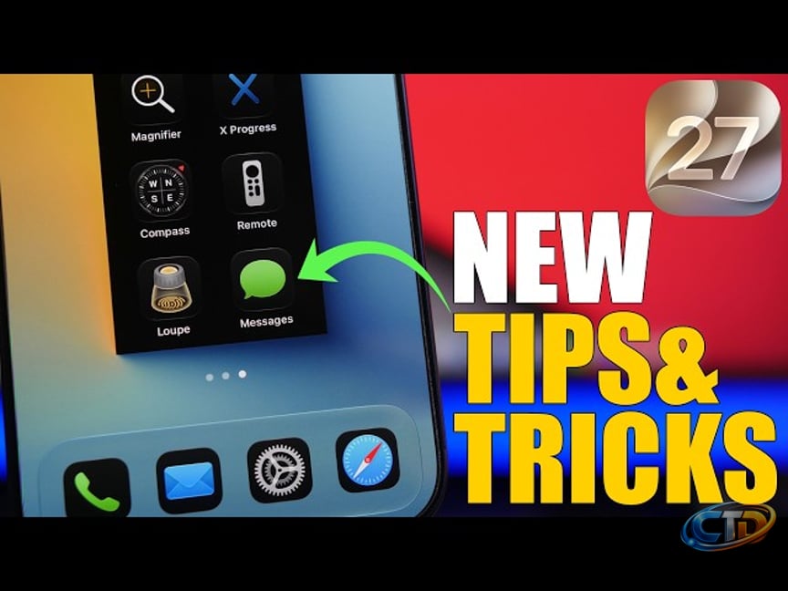 iOS 27 - 10 New TIPS & TRICKS for iPhone Users ! - YouTube