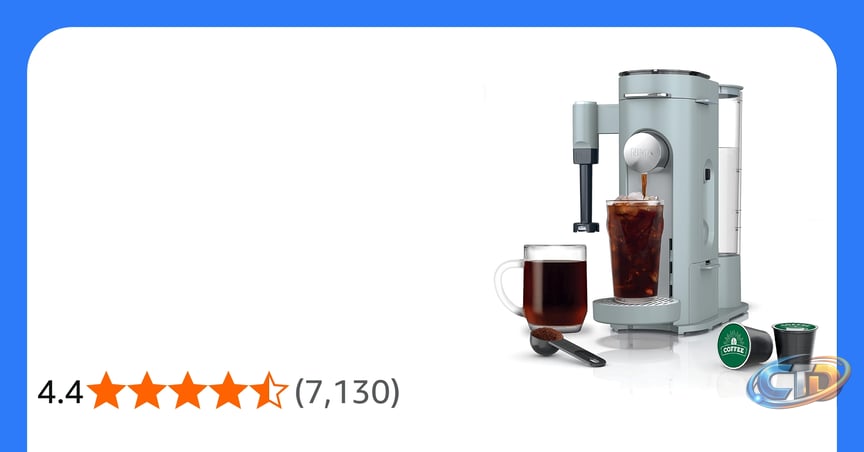 Ninja Pods & Grounds Specialty Single-Serve Coffee Maker, K-Cup Pod  Compatible, Built-In Milk Frother, 6-oz. Cup to 24-oz. Travel Mug Sizes,  Iced Coffee Maker, Glacier Blue, PB051GB : Amazon.ca: Home