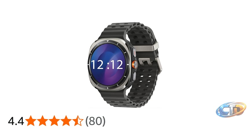 Samsung Galaxy Watch Ultra 2025 (47mm, LTE, Titanium Silver)| Upto 100h  Battery| 3nm Processor| Dual GPS| Quick Button/Siren| Sapphire Glass| 10ATM  ...