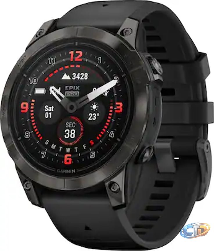 Garmin Epix Pro (Gen 2) - Sapphire Edition 47mm, Carbon Gray