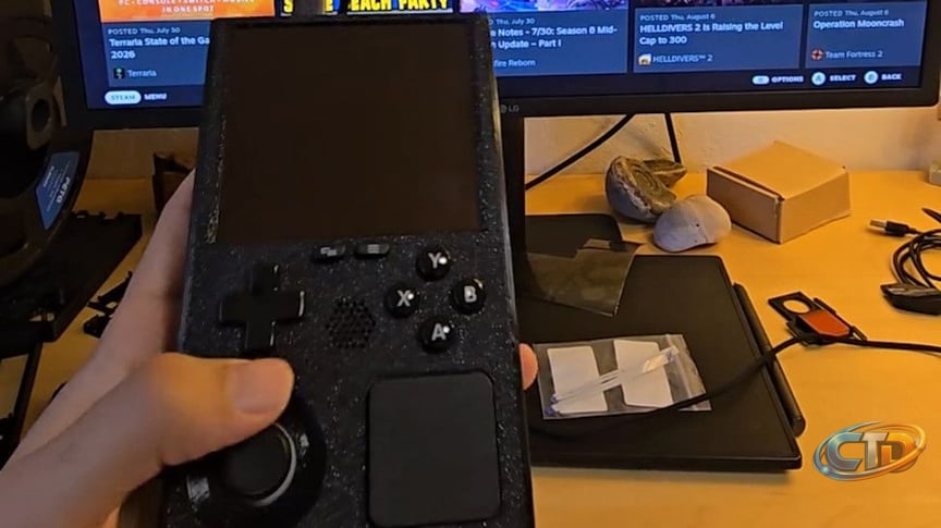 How a Steam Deck Mod Transforms It Into a Retro Game Boy-Style Handheld