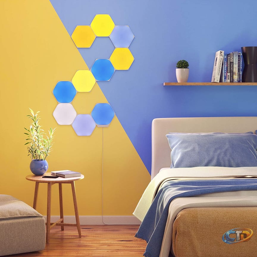 Nanoleaf Shapes Hexagons Starter Kit - Customizable LED Panels