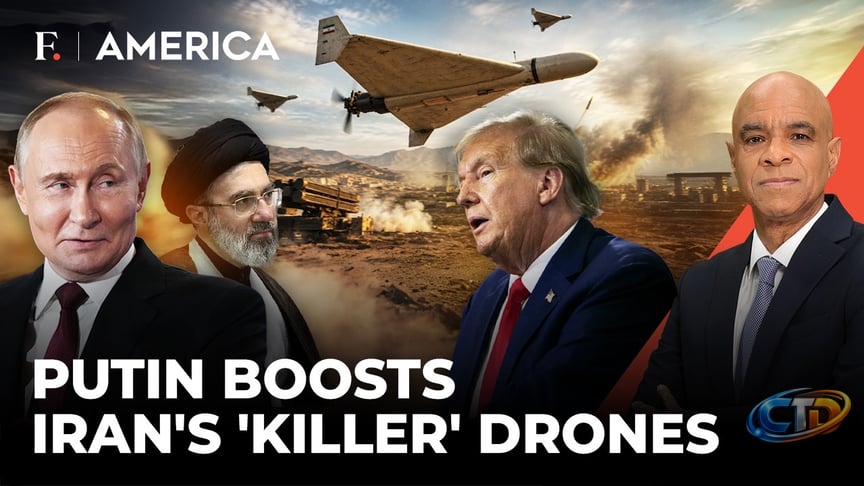 Trump's Next Security Challenge? Russia's Enhanced Shahed Drones Reach Iran  | Firstpost America