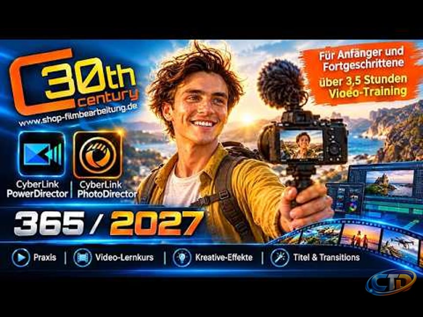 NEU!! Der Video-Lernkurs Volume 11 für CyberLink PowerDirector &  PhotoDirector 365/2027