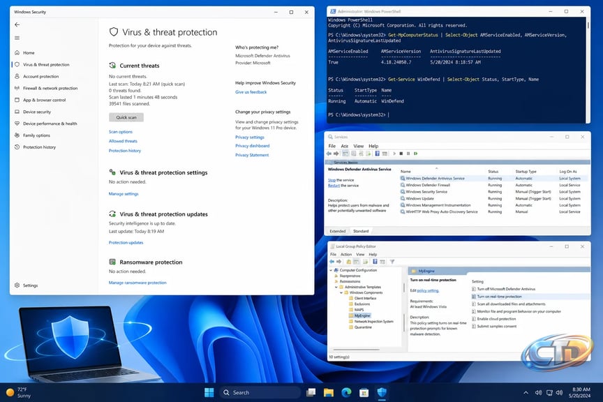 Microsoft Defender: Restore Real-Time Protection in Windows