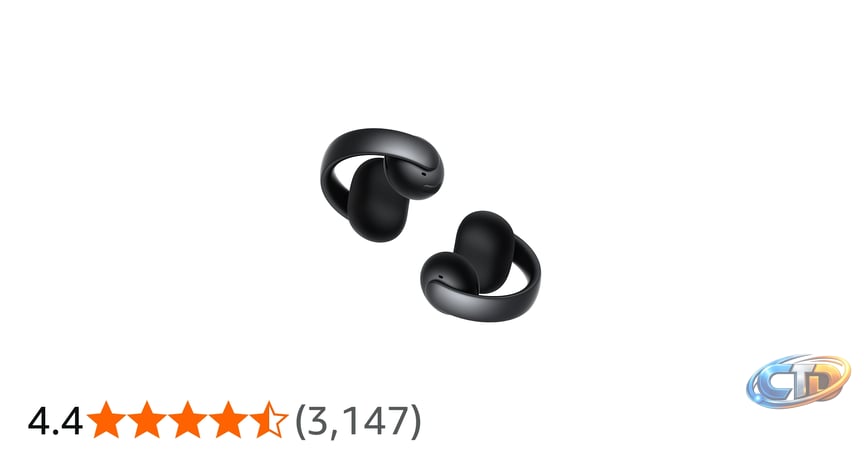 Soundcore AeroClip by Anker Open Ear Earbuds, Clip On Earbuds, Open Ring |  Ultra-Comfort for Running Workout, Stable, Power Bass, Hi-Res, 32H  Playtime, Bluetooth 5.4, IP55 Water-Resistant, Clear Calls : Amazon.in:  Electronics