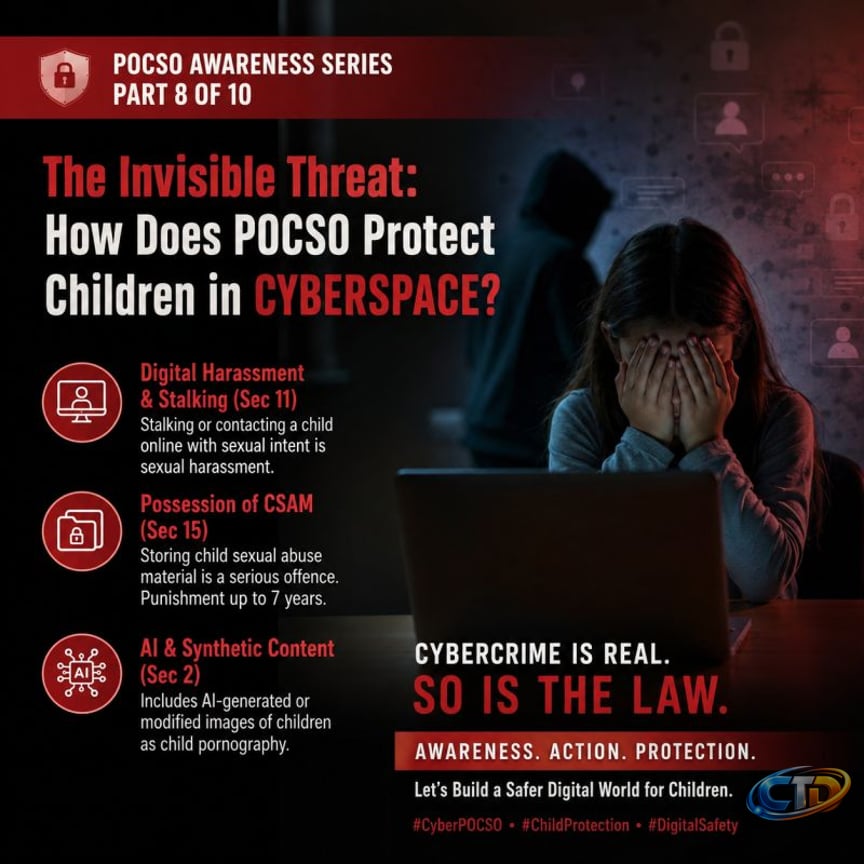 childprotection #cyberpocso #digitalsafety #onlinegrooming #csam #aiethics  #techaccountability #part8of10 | Sneh Singh