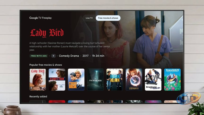 Google TV Freeplay Expands With Over 10,000 Free Movies and Shows