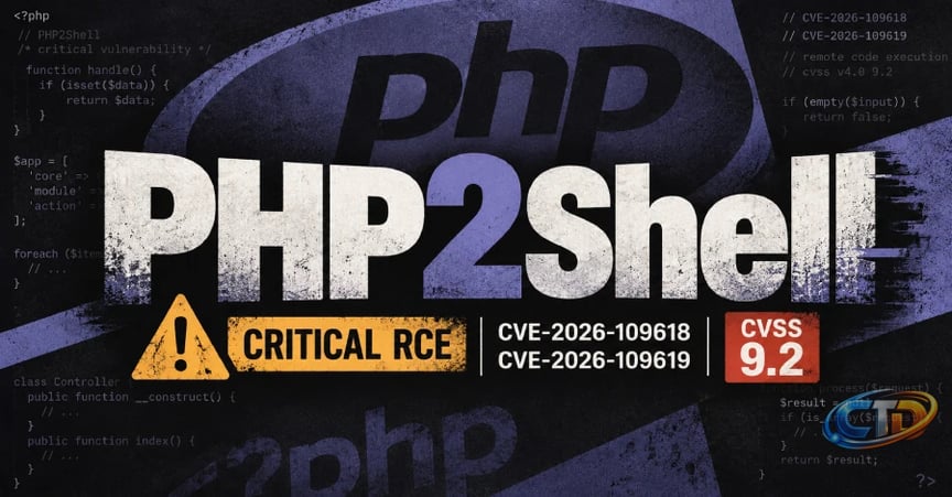 PHP2Shell: Two Unpatched Critical PHP RCE Flaws (CVSS 9.2) Trigger  Emergency Security Alert