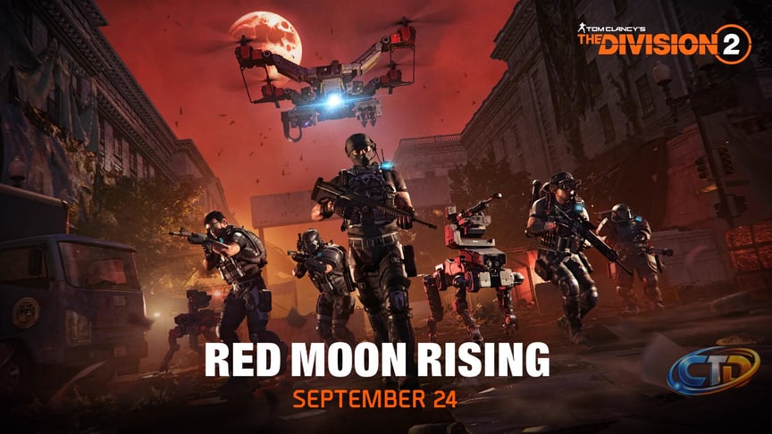 Tom Clancy's The Division on X: "#TheDivision2 maintenance alert! The next  Title Update arrives with Red Moon Rising, PvP balancing changes, Rage  Harvest, and more. 📅 Thursday, September 24 🕐 9:30 AM