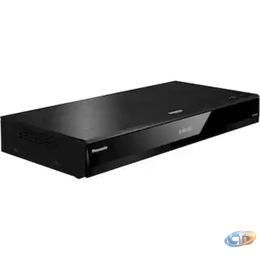 Panasonic - Streaming 4K Ultra HD Hi-Res Audio with Dolby Vision 7.1  Channel DVD/CD/3D Wi-Fi Built-In Blu-Ray Player, DP-UB820-K - Black