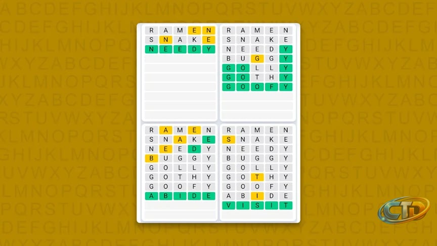 Quordle hints and answers for Thursday, July 16 (game #1634)