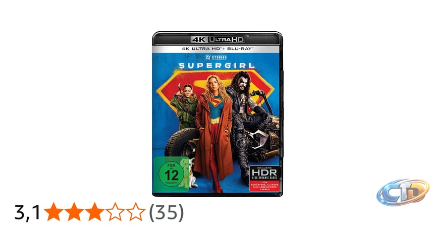 Supergirl (4K-UHD+Blu-ray): Amazon.de: Momoa, Jason, Corenswet, David,  Schoenaerts, Matthias, Krumholtz, David, Beecham, Emily, Alcock, Milly,  Gillespie, Craig: DVD & Blu-ray