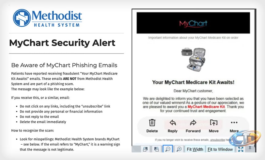 MyChart Portal Phishing Scams Target Patients Nationwide