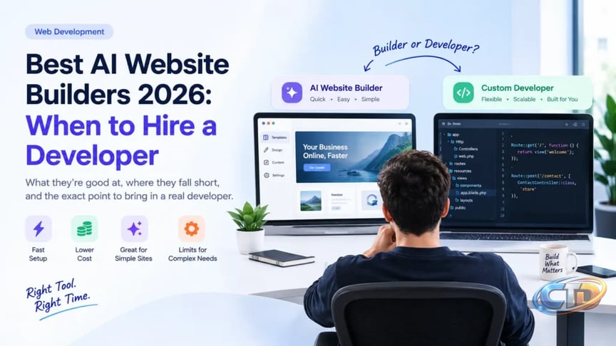 Best AI Website Builders 2026: When to Hire a Developer