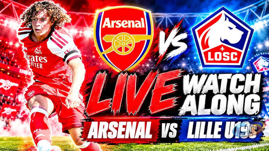 Arsenal vs Lille Under 19's Champions League Live Watch along