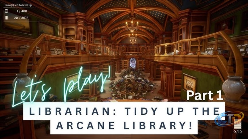 New Career Change - Part 1 | Librarian: Tidy Up the Arcane Library! -  YouTube