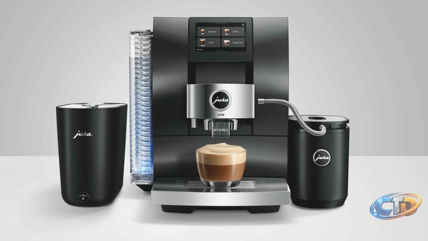 Jura Z10 Coffee Maker: 51 Beverage Options & Smartphone Ordering