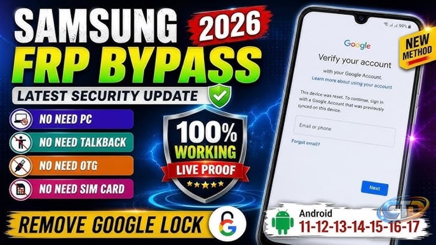 🔥 SAMSUNG FRP BYPASS 2026 | Android 11/12/13/14 | Latest Security Update |  Google Lock Removal