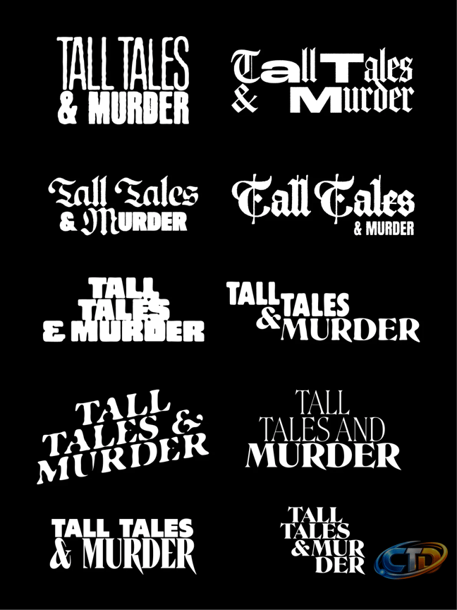 Alex Aperios on X: "Selection of my favourite TV type treatments designed  for New BBC Crime Drama - Tall Tales &amp; Murder." / X