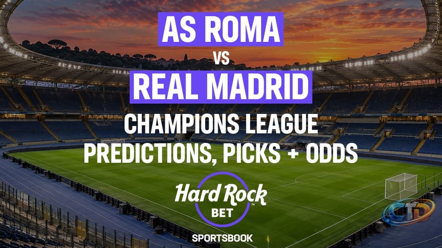 AS Roma vs. Real Madrid Predictions, Picks & Odds for UEFA Champions League