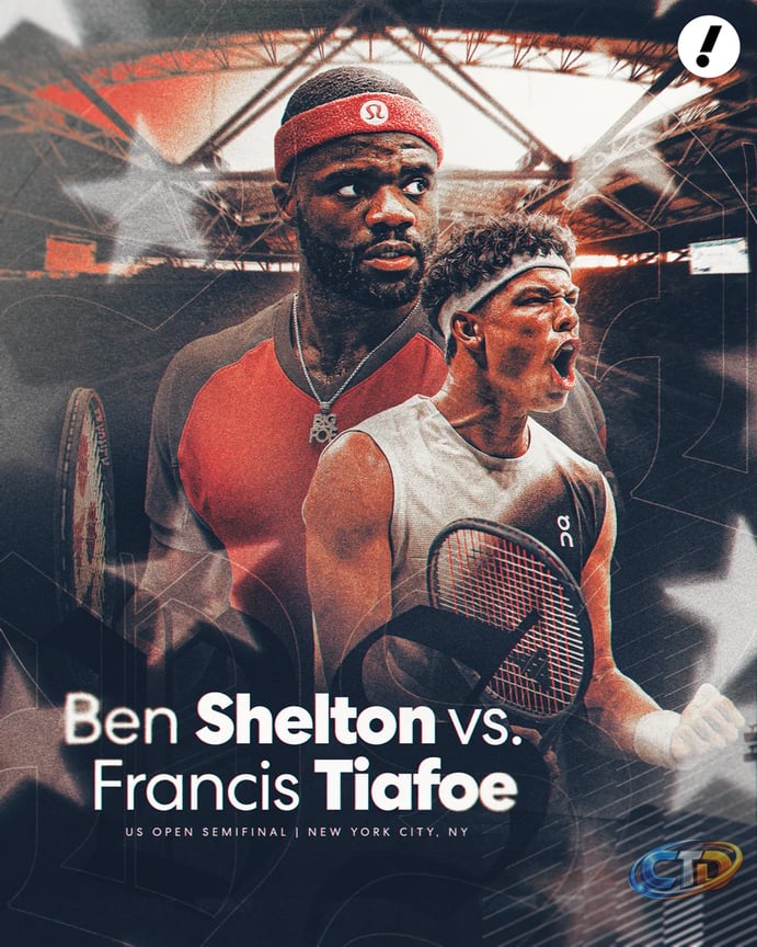 Yahoo Sports on X: "AN ALL-AMERICAN SHOWDOWN AT THE US OPEN 🇺🇸 No. 8 Ben Shelton  and No. 11 Frances Tiafoe battle for a chance at history in New York 🎾 🗽"  / X