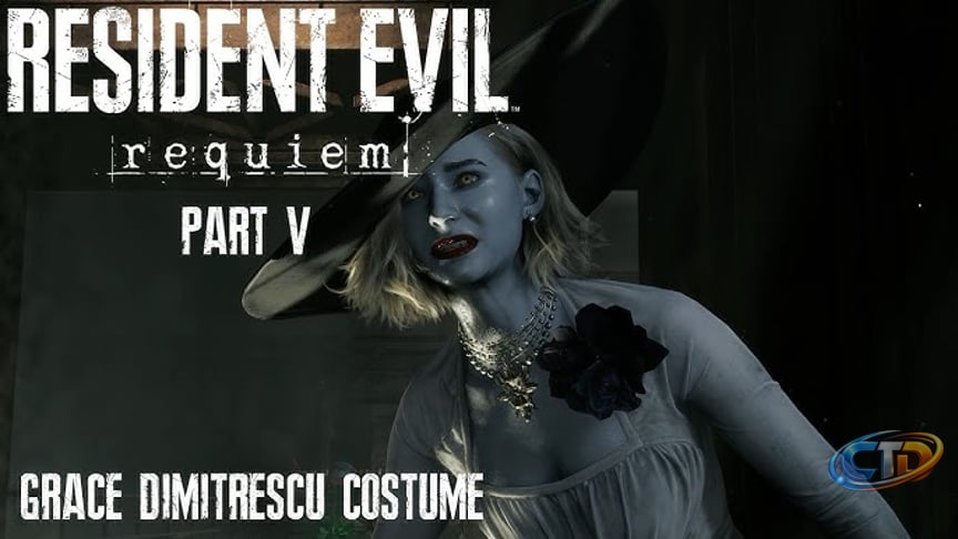 Leon RPD Costume | Grace Dimitrescu Costume | RE Requiem Walkthrough | Part  7 | 1080p 60fps - YouTube