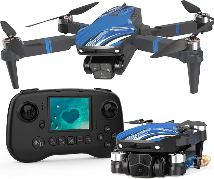 Amazon.com: FPV Drone with Camera for Adults LCD Screen on RC, Mini Drones  for Beginner, Foldable Quadcopter with Brushless Motor Obstacle Avoidance,  Support 32G SD Card Under 250 Grams : Toys &