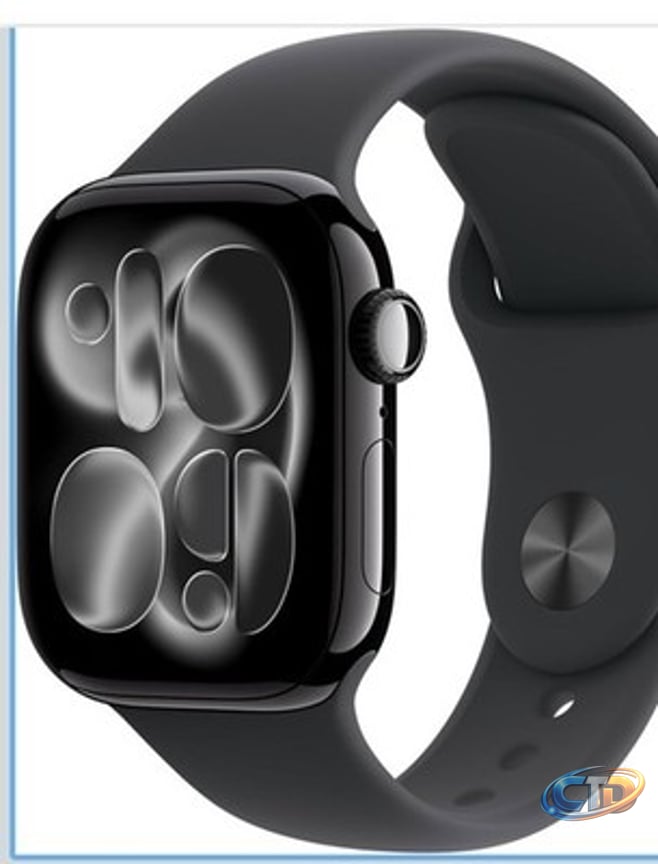 Apple Watch Series 11 GPS 42mm Jet Black Case/Black Sports Band MEQT4LW/A |  eBay