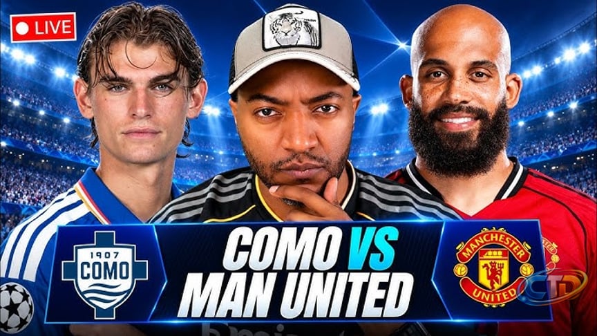 🔴 COMO vs MANCHESTER UNITED LIVE WATCH ALONG | CHAMPIONS LEAGUE —  CARRICK’S LAST GAME?