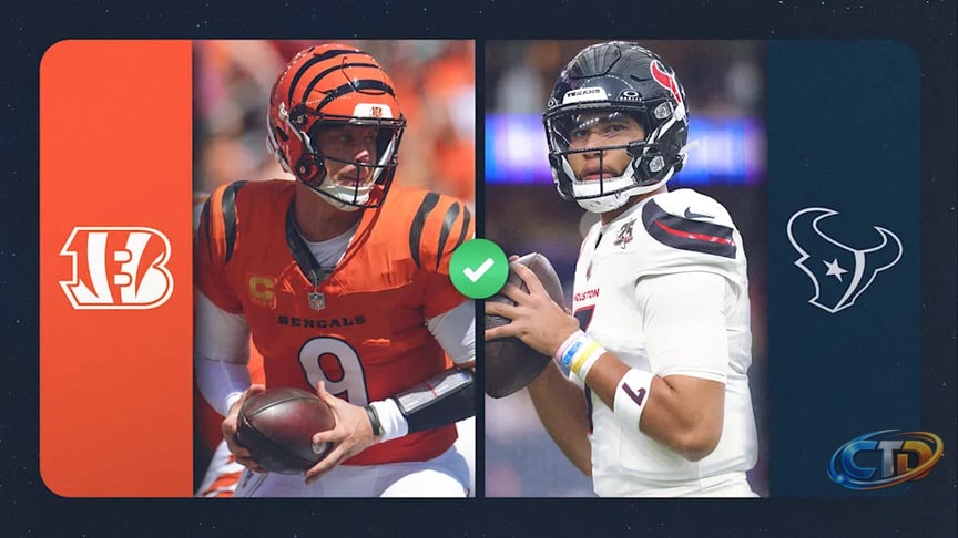 Bengals vs Texans Prediction, Pick, Odds for NFL Week 2 - Yahoo Sports