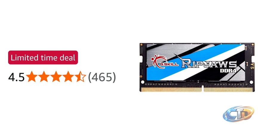 G.Skill Ripjaws SO-DIMM 16GB DDR4 3200 Laptop Memory RAM