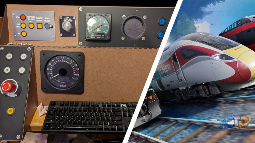 Someone just made the world's most elaborate Train Simulator controller —  and it even includes real dashboard components from 'Class 80x' UK trains |  TechRadar