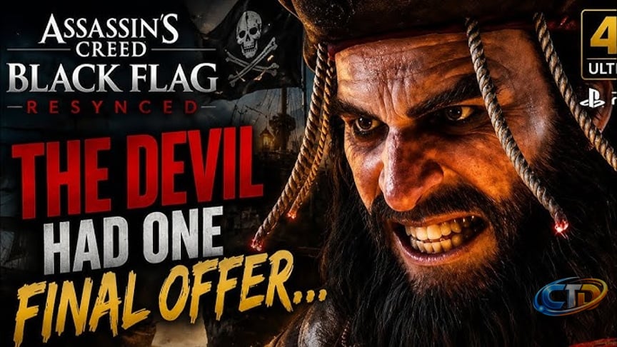 Assassin's Creed Black Flag Resynced | The Devil Had One Final Offer. | 4K  Cinematic Story | PS5 Pro