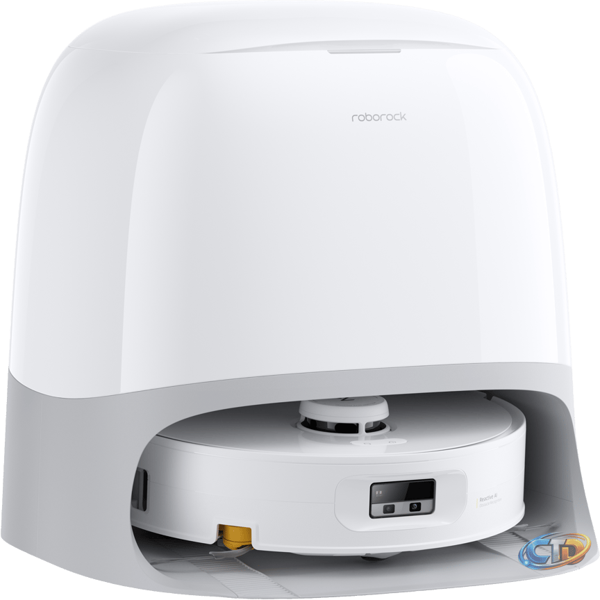Roborock QRevo Curv 2 Flow Robotic Vacuum White RR-QC2F02-03-WHT