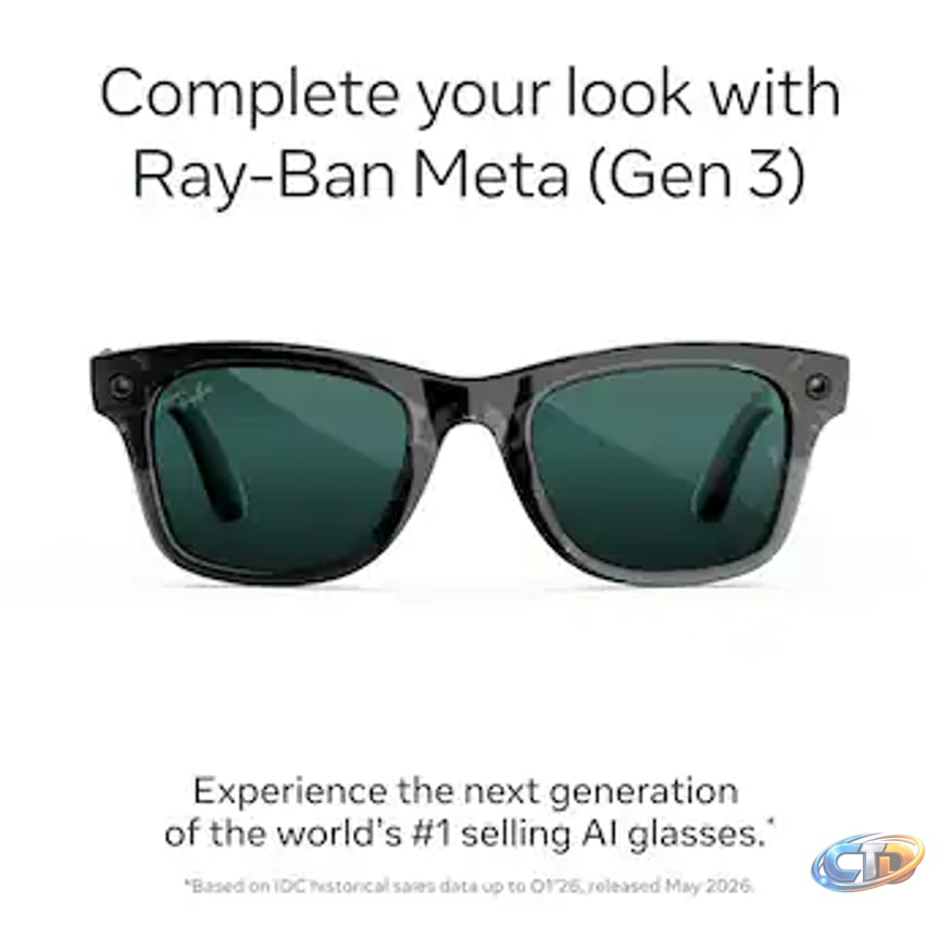Ray Ban Meta (Gen 3) Wayfarer, AI Glasses with Camera Transitions  Aquamarine Lenses Transparent Black - Best Buy