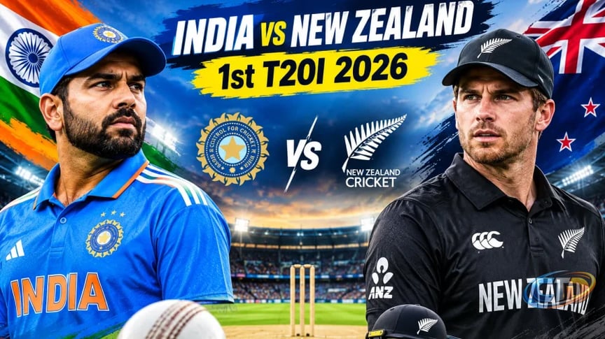 India vs New Zealand 1st T20I 2026: Preview, Squads & Venue